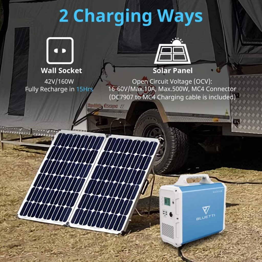 Bluetti EB240 Solar charging