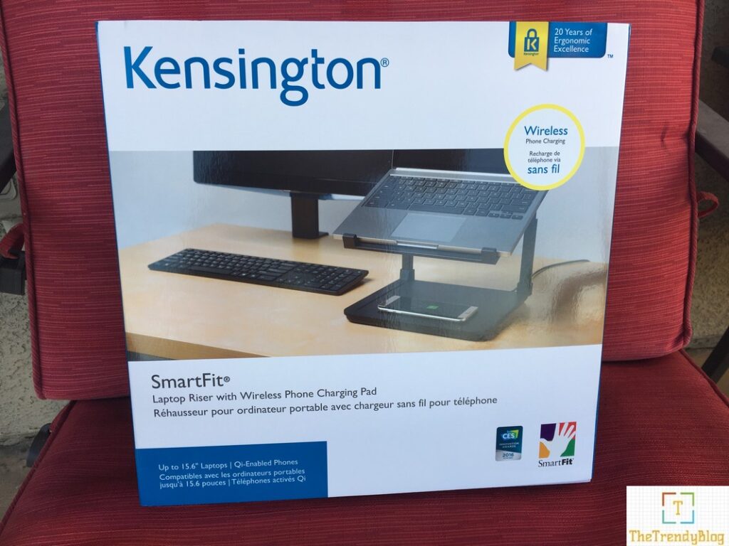Kensington Laptop stand with wireless charging