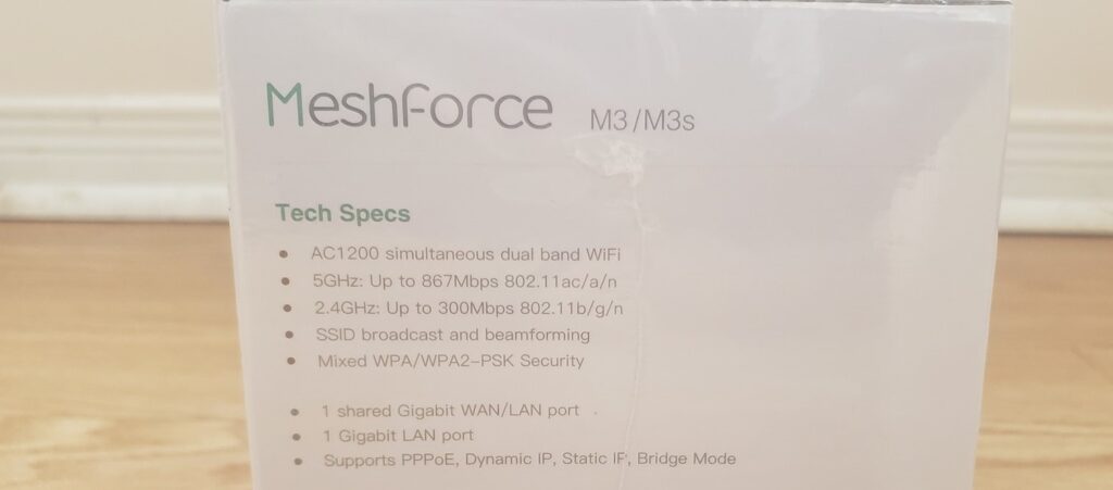 Meshforce m3s features