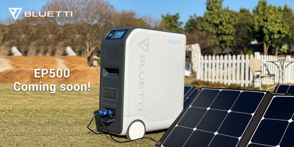  Bluetti-EP500-Solar-charging