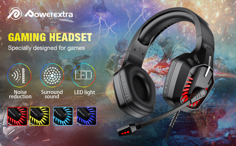 PowerExtra Gaming Headset